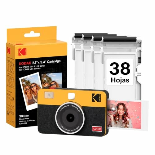 C&acirc;mara Instant&acirc;nea e Impressora - KODAK Mini Shot 2
