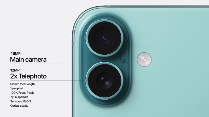 Camara iPhone 16