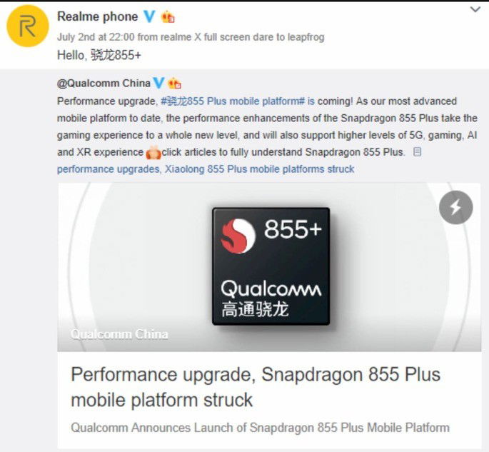 realme snapdragon 855 plus