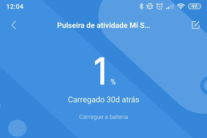 Xiaomi Mi Band 4 autonomia