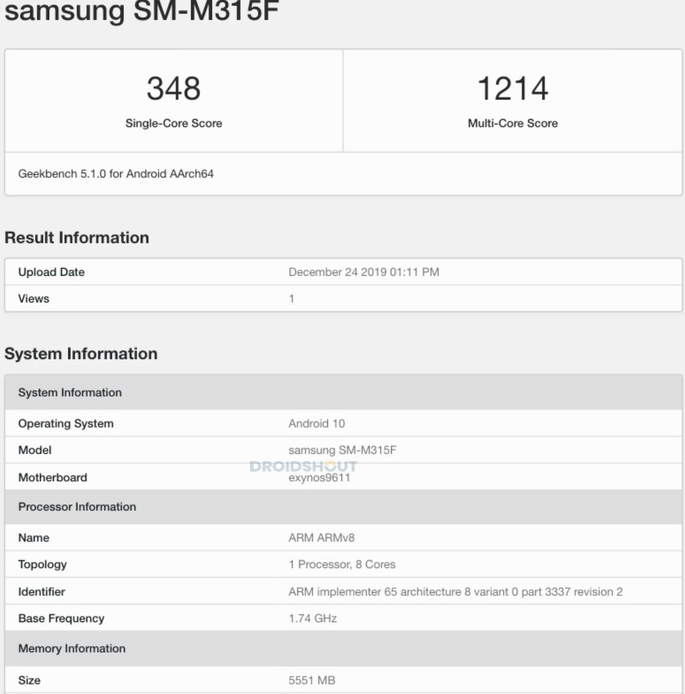 Samsung Galaxy M30