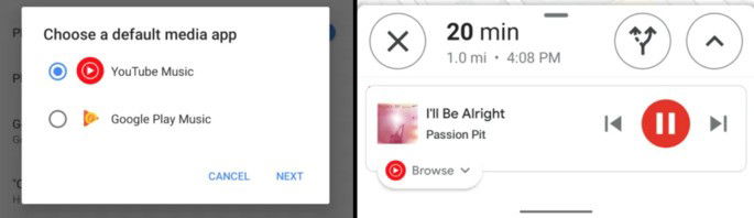 Youtube Music integrado no Google Maps