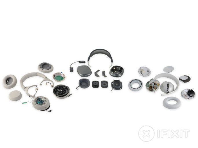 Apple AirPods Max. Crédito: iFixit