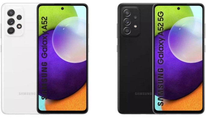 Estes são os Samsung Galaxy A52 e Galaxy A52 5G