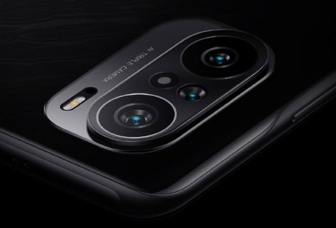 O módulo de câmaras do Redmi K40 Pro