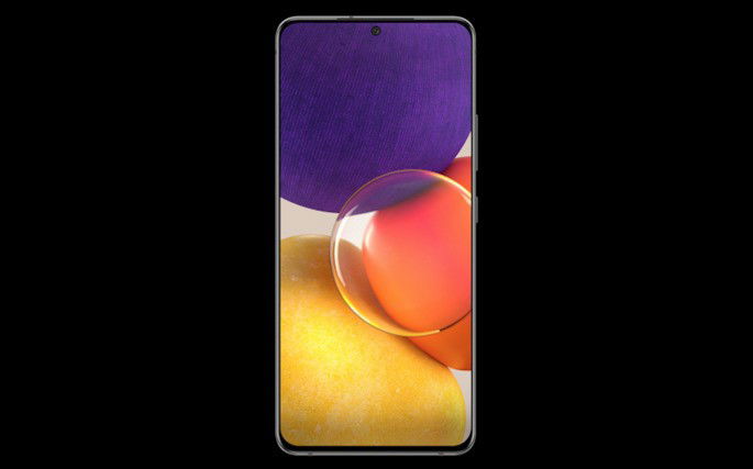 Provável design do Samsung Galaxy A82