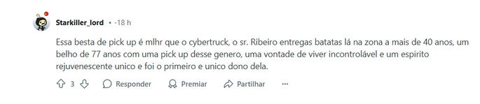 Thread do Reddit