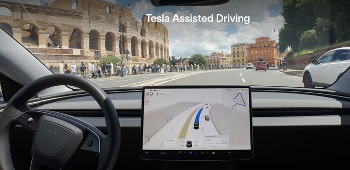 Imagem do site da Tesla em Portugal