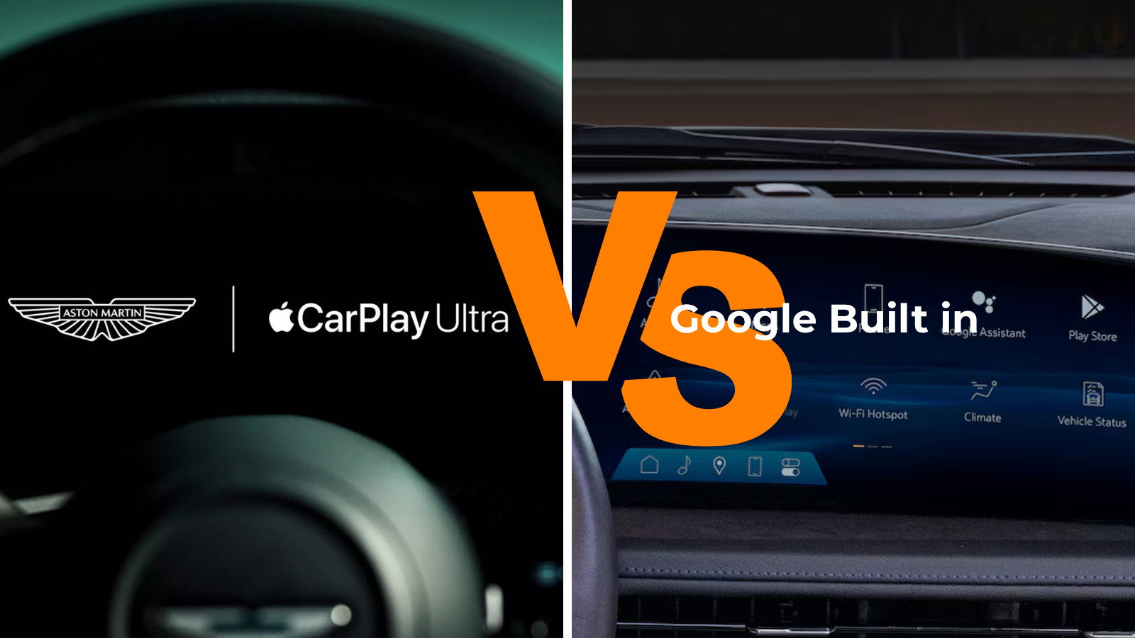 Apple CarPlay Ultra VS Google Built-in