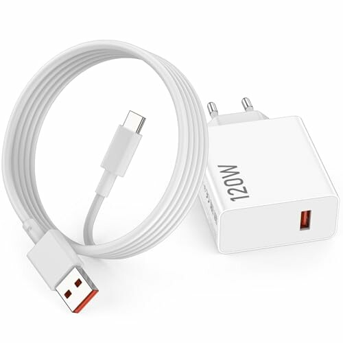 Carregador 120 W para Xiaomi 17T Pro e POCO F7 Ultra