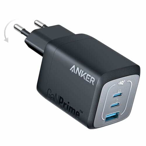 Carregador Anker Prime USB-C 67 W, dobrável, 3 portas