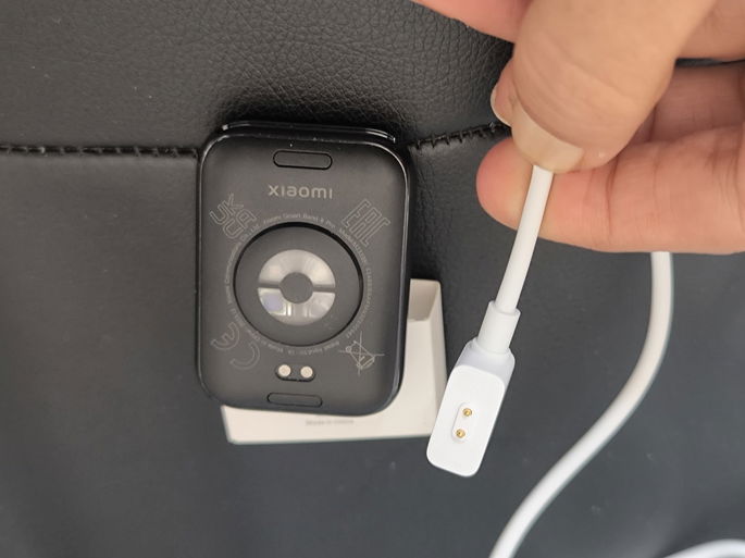 sistema de carregamento da Xiaomi Smartband 8 Pro