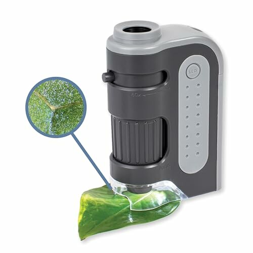 Carson MicroBrite Plus 60x-120x LED, microscópio de bolso