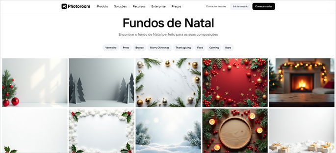 Cart&atilde;o de natal Photoroom