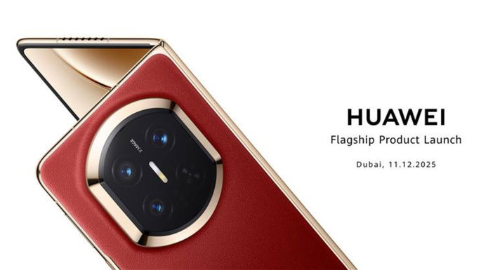 Cartaz de lançamento Huawei Mate X7