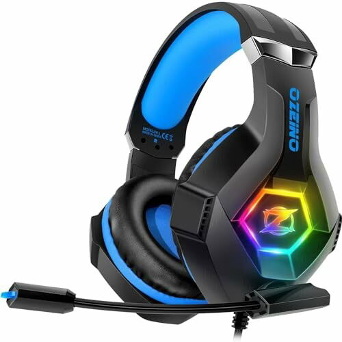 Cascos Gaming Luz RGB