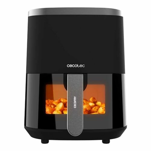 Cecotec Frigideira de ar sem &oacute;leo de 4 l com janela Cecofry Fantastik Window 4000