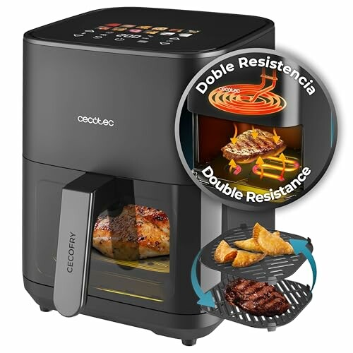 Cecotec Fritadeira de Ar 4 L Cecofry&Grill Duoheat 4000 1900 W