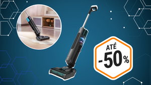 Cecotec tem um esfregão elétrico que aspira e lava ao mesmo tempo pela metade do preço