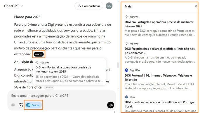 chatGPT busca