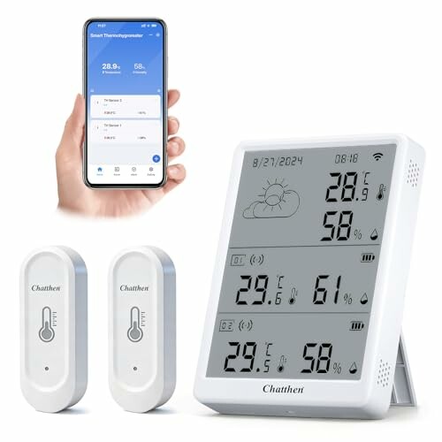 Chatthen Term&oacute;metro WiFi 2 Sensores