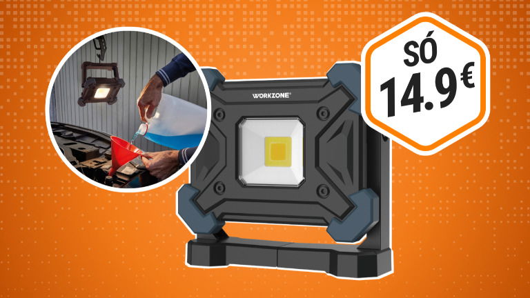 Chegou às lojas: a ALDI lança projetor de LED de 6.600 mAh por 14,99 euros!