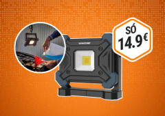 Chegou às lojas: a ALDI lança projetor de LED de 6.600 mAh por 14,99 euros!