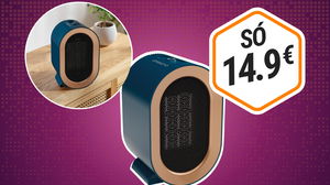 Chegou às lojas: aquecedor de cerâmica 1200W por menos de 15 € no Aldi!