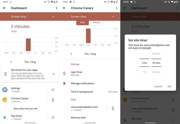 Chrome Digital Wellbeing