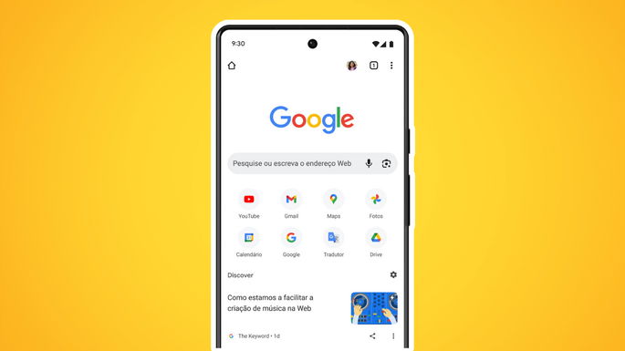 Google Chrome autenticação Android