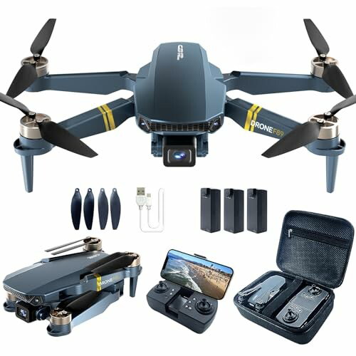 CHUBORY Dron com c&acirc;mara 4K HD, 84 min de voo, alcance de 800 m