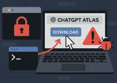 Cibercriminosos criam falso ChatGPT Atlas que rouba todas as passwords do navegador