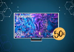 Cinema em casa: Samsung TV QLED de 55" está a preço de saldo na Amazon!