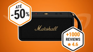 Coluna de som portátil da Marshall está a metade do preço na Amazon!