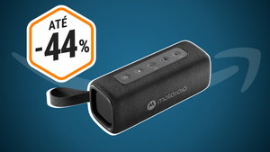 Coluna de som portátil da Motorola Sound está quase a metade do preço na Amazon!