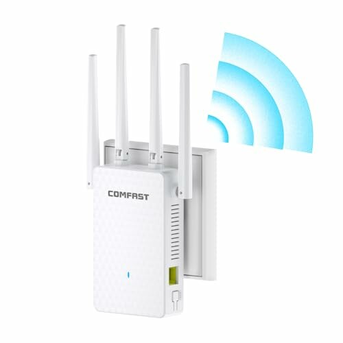 COMFAST Amplificador de sinal Wi-Fi AC1200 Mbps com antenas externas