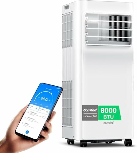 COMFEE Ping&uuml;ino Aire Acondicionado Port&aacute;til 8000 BTU