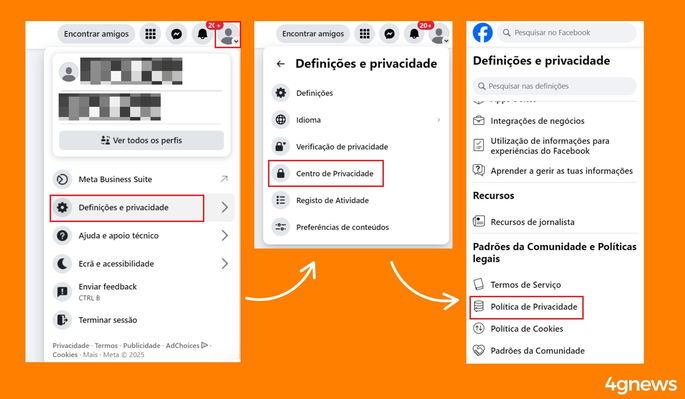 Como bloquear IA da Meta no facebook