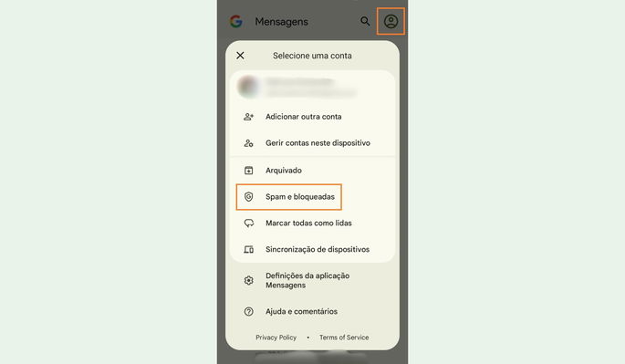 como bloquear sms spam