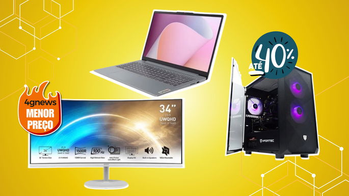Desconto em portáteis, monitores, ratos na PcComponentes até 40%