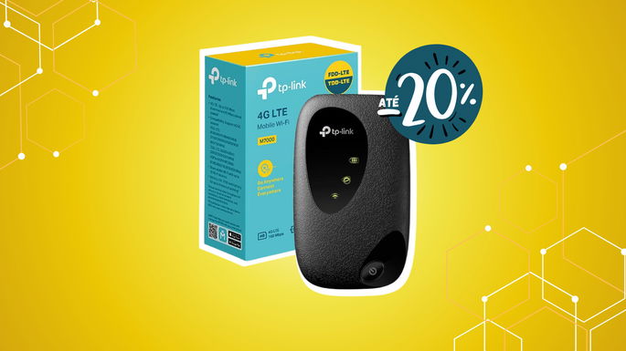 Router 4G móvel TP-link com desconto até 20%