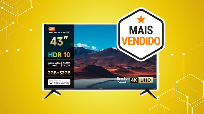 Xiaomi TV F 43” (2025) com desconto de 19%