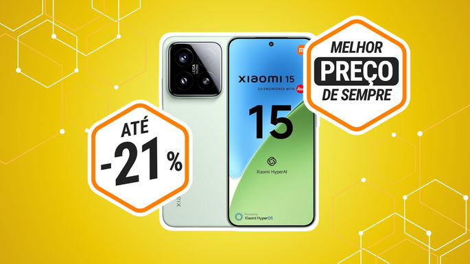 Xiaomi 15 com desconto de 21%