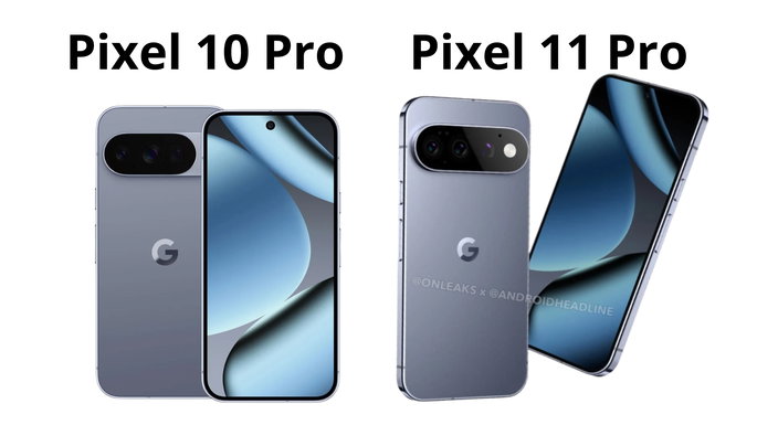 Comparativo Pixel 10 Pro e Pixel 11 Pro