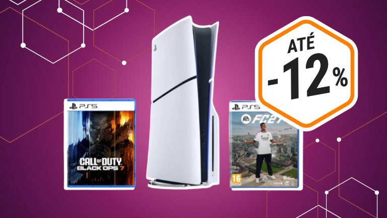 Consola PS5 + 2 jogos com 12% de desconto: poupa 96 € na Worten