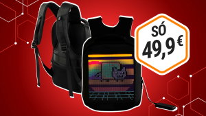 Continente lança mochila LED com Powerbank por 49,99 euros para o regresso às aulas