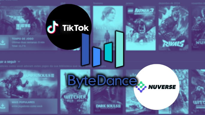 ByteDance Controladora do TikTok prepara concorrente para a Steam