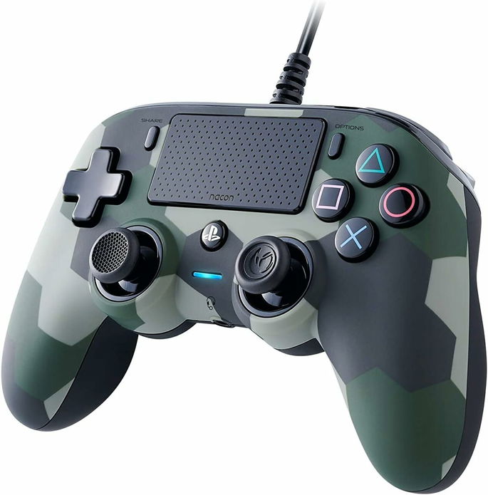 NACON Controller Wired Camo Green PS4