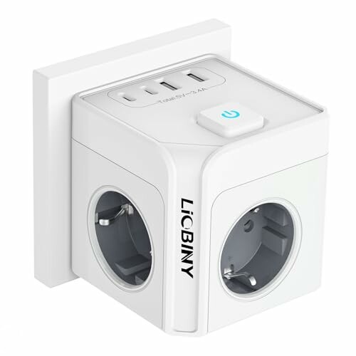 Cubo Enchufe 7 em 1 com 4 USB