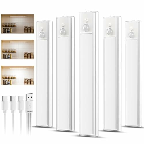 daphomeu 5 Pack 20 CM Luzes LED de Cozinha